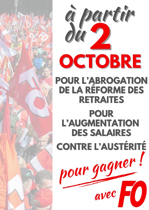 Grève à partir du 2 octobre : discutons partout des moyens pour gagner !